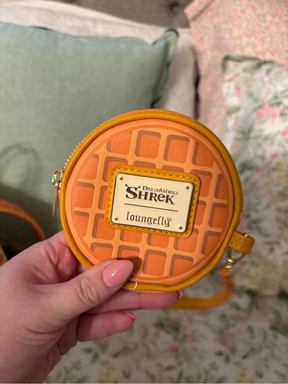 Loungefly Orange Shrek Round Coin Purse